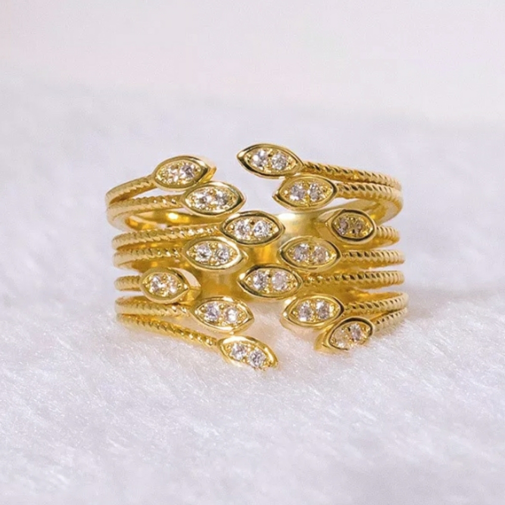 Peacock Adjustable Ring - Picture 2 of 4